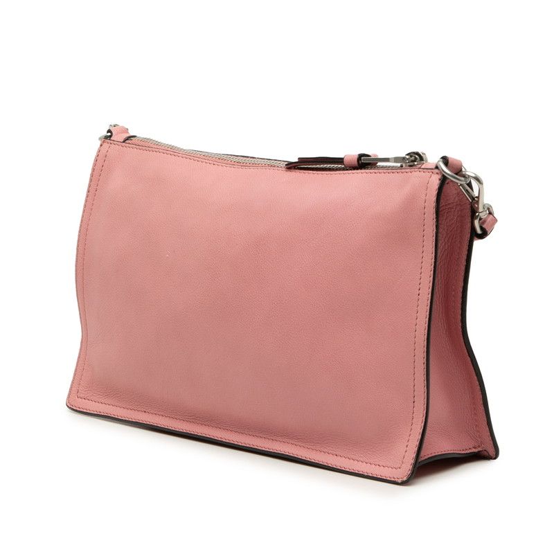 Prada Etiquette Shoulder Bag Pink Leather — view 2