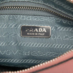 Prada Etiquette Shoulder Bag Pink Leather — view 5