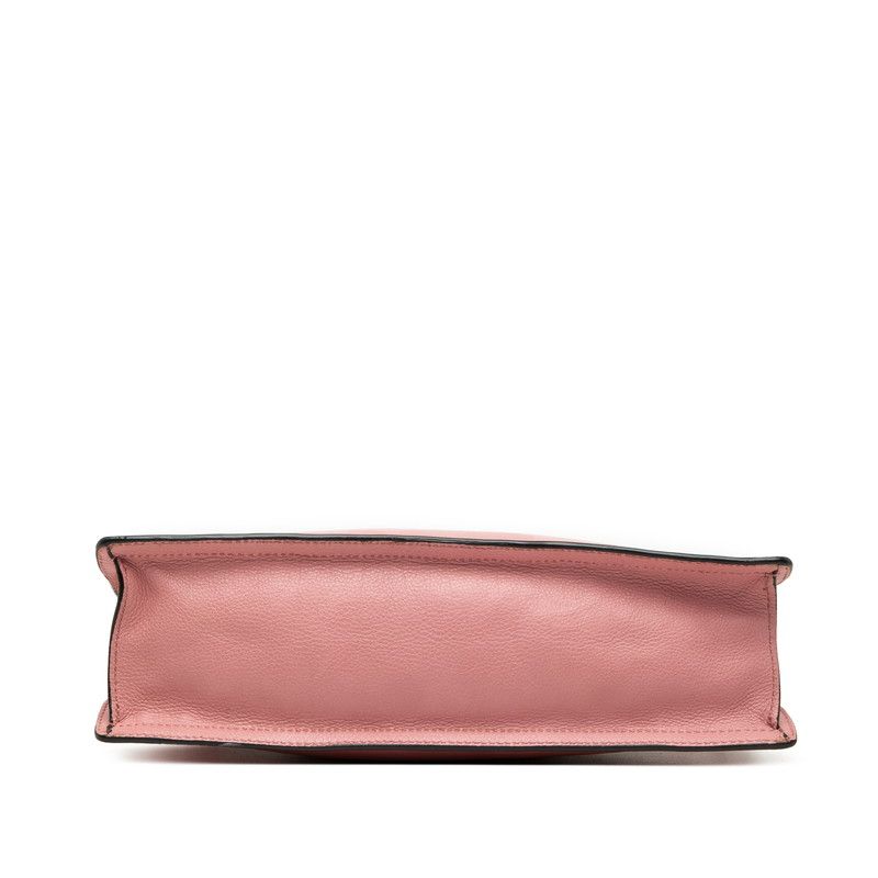 Prada Etiquette Shoulder Bag Pink Leather — view 3