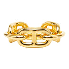 Hermes Chaine D'ancre Legato Scarf Ring Gold Plated — view 2