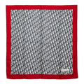 Dior Trotter Scarf Red Navy White Silk