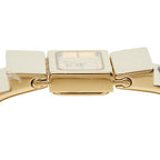 Hermes Location Cloisonne Bangle Watch Gold Green Plated — view 4