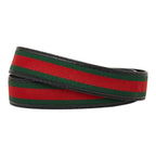 Gucci Interlocking Sherry Line 95 38 Black Leather 1- Belt — view 3
