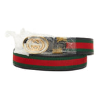 Gucci Interlocking Sherry Line 95 38 Black Leather 1- Belt