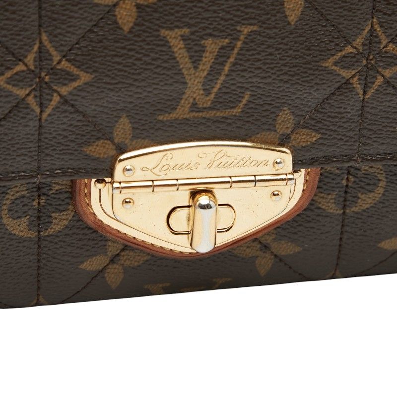 Louis Vuitton Monogram Etoile Portefeuille Sarah Wallet Brown Leather — view 8