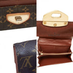 Louis Vuitton Monogram Etoile Portefeuille Sarah Wallet Brown Leather — view 9
