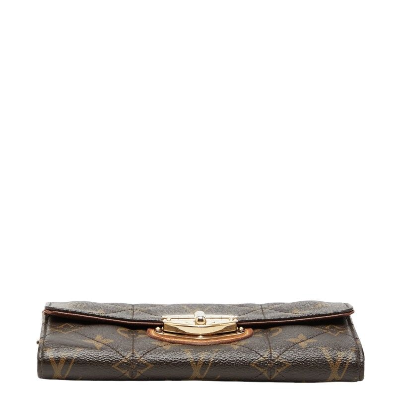 Louis Vuitton Monogram Etoile Portefeuille Sarah Wallet Brown Leather — view 3