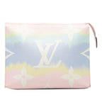 Louis Vuitton LV Escale Poche Toilette 26 Clutch Pouch Pastel Multi Color