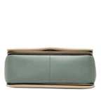 Celine Frame Cross Belt Bag Crossbody Storm Blue Gray Leather — view 3