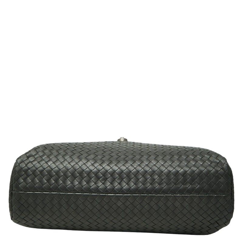 Bottega Veneta Intrecciato Business Briefcase Gray Leather — view 3