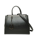 Fendi Toujour 2-Way Shoulder Bag Black Leather