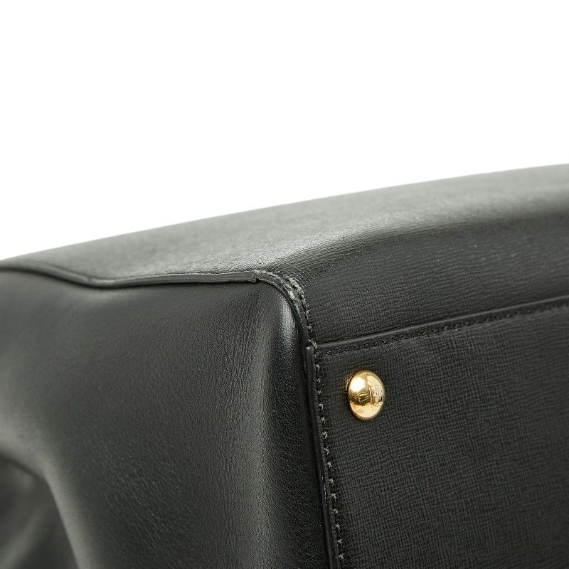 Fendi Toujour 2-Way Shoulder Bag Black Leather — view 7