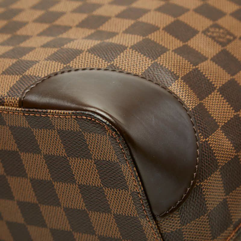 Louis Vuitton Damier Hampstead GM Tote Shoulder Bag Brown Leather — view 4