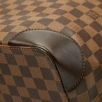 Louis Vuitton Damier Hampstead GM Tote Shoulder Bag Brown Leather — view 4