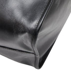 Fendi Big Logo Fish Eye Tote Shoulder Bag 2-Way Black White Leather — view 6