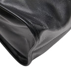 Fendi Big Logo Fish Eye Tote Shoulder Bag 2-Way Black White Leather — view 5