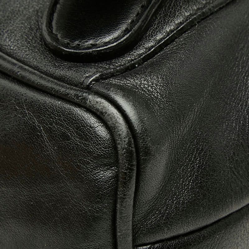 Gucci Bambu Backpack 003 Black Leather — view 6