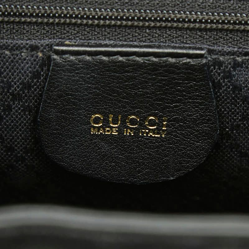 Gucci Bambu Backpack 003 Black Leather — view 9