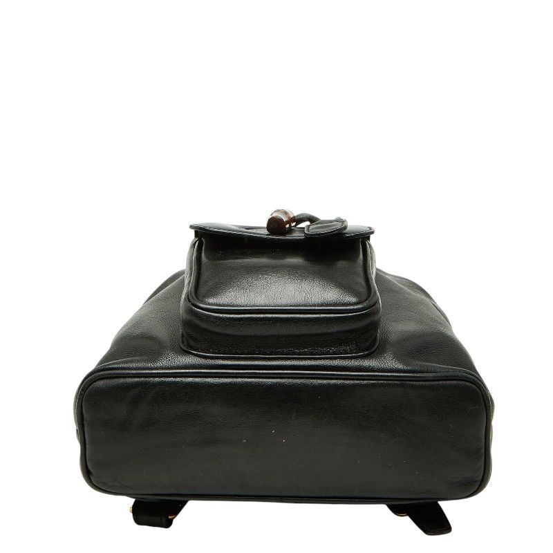 Gucci Bambu Backpack 003 Black Leather — view 3