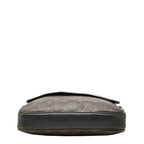 Louis Vuitton Monogram Macassar Bus MM Crossbody Shoulder Bag Brown Black — view 3
