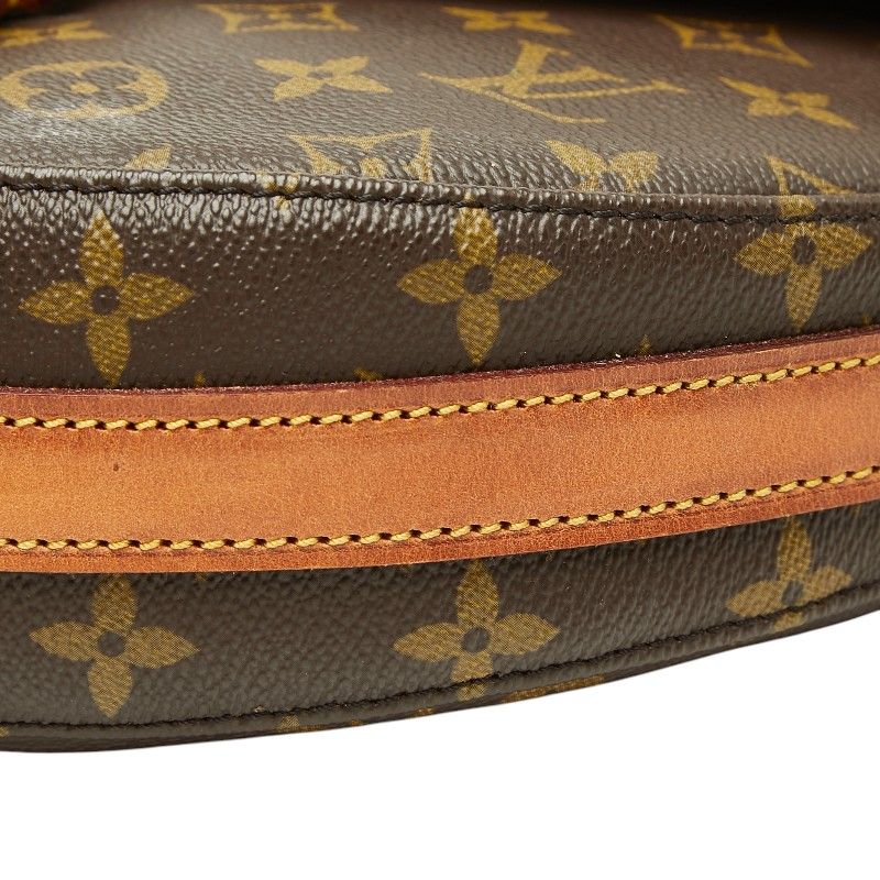 Louis Vuitton Monogram Cite GM Crossbody Shoulder Bag Brown Leather — view 4