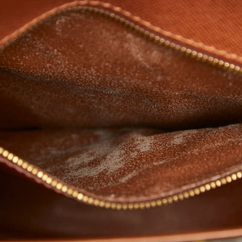 Louis Vuitton Monogram Cite GM Crossbody Shoulder Bag Brown Leather — view 6