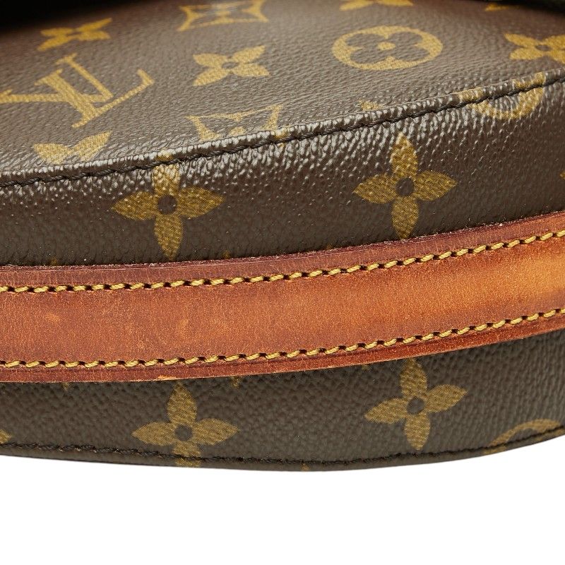 Louis Vuitton Monogram Cite GM Crossbody Shoulder Bag Brown Leather — view 5