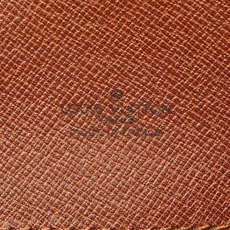 Louis Vuitton Monogram Cite GM Crossbody Shoulder Bag Brown Leather — view 8