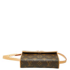 Louis Vuitton Monogram Pochette Florentine Waist Bag Brown Leather — view 3