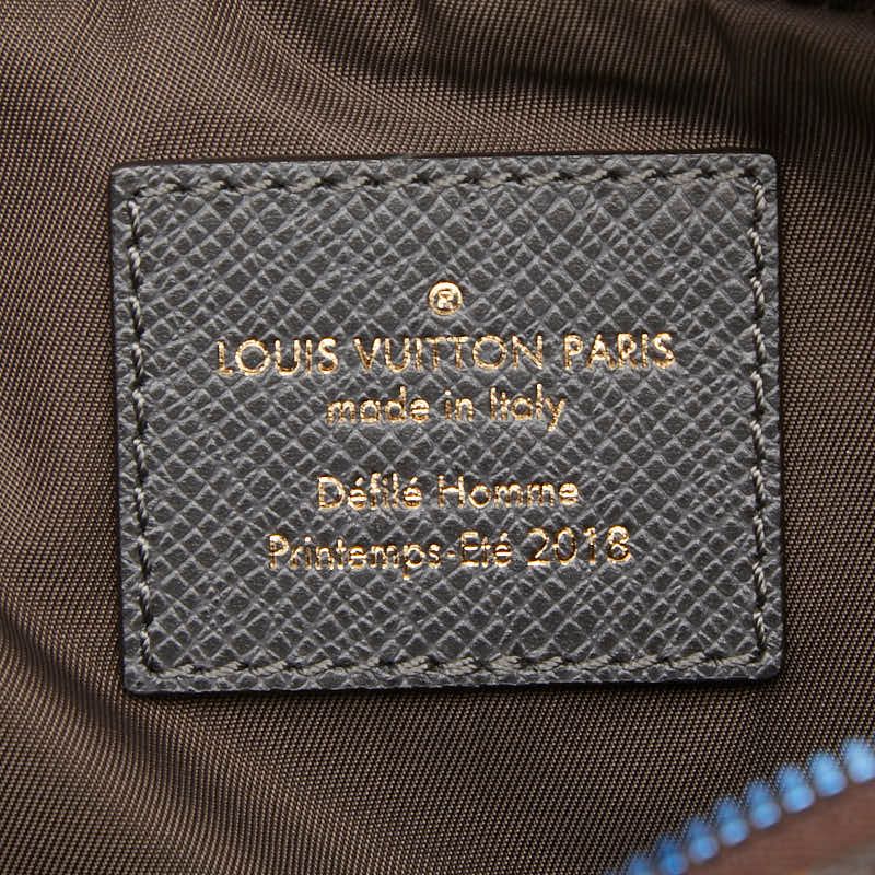 Louis Vuitton Monogram Kim Jones Belt Bag Brown Multicolor Leather — view 9