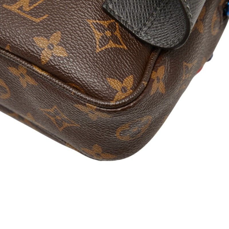 Louis Vuitton Monogram Kim Jones Belt Bag Brown Multicolor Leather — view 6