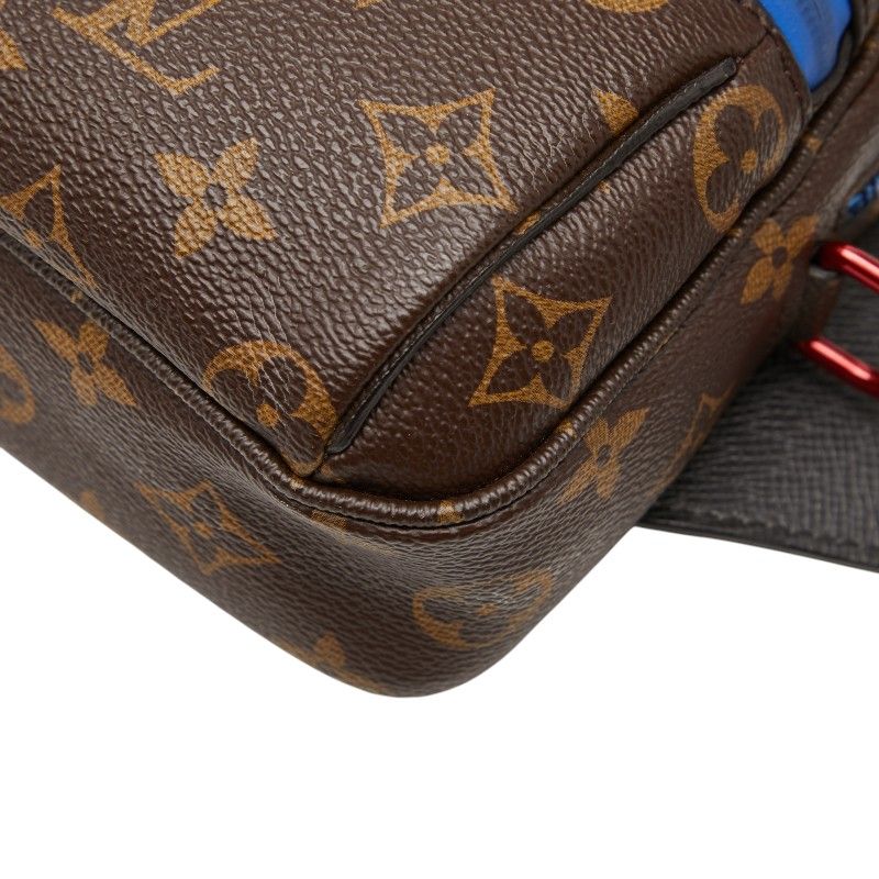 Louis Vuitton Monogram Kim Jones Belt Bag Brown Multicolor Leather — view 4