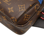 Louis Vuitton Monogram Kim Jones Belt Bag Brown Multicolor Leather — view 4