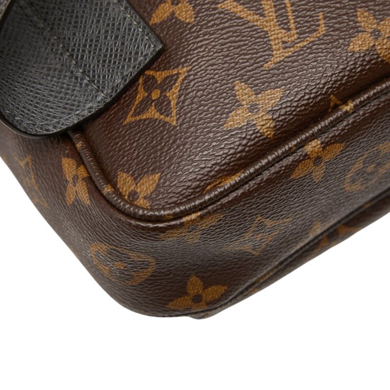 Louis Vuitton Monogram Kim Jones Belt Bag Brown Multicolor Leather — view 7
