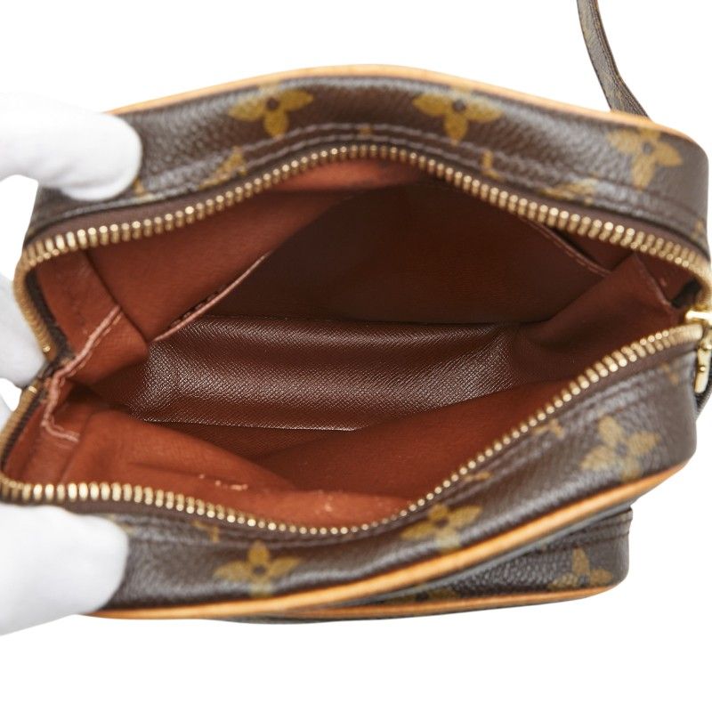 Louis Vuitton Monogram Amazon Crossbody Shoulder Bag Brown Leather — view 9