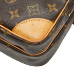 Louis Vuitton Monogram Amazon Crossbody Shoulder Bag Brown Leather — view 4