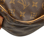 Louis Vuitton Monogram Saumur 35 Crossbody Shoulder Bag Brown Leather — view 5