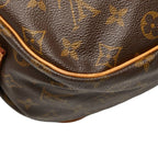 Louis Vuitton Monogram Saumur 35 Crossbody Shoulder Bag Brown Leather — view 7