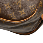 Louis Vuitton Monogram Saumur 35 Crossbody Shoulder Bag Brown Leather — view 6