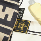 Fendi Zucca Torso Motif Scarf Multicolor Silk — view 5