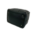 Chanel With Card Choco Bar Caviar Leather Mini Boston Bag Black — view 8