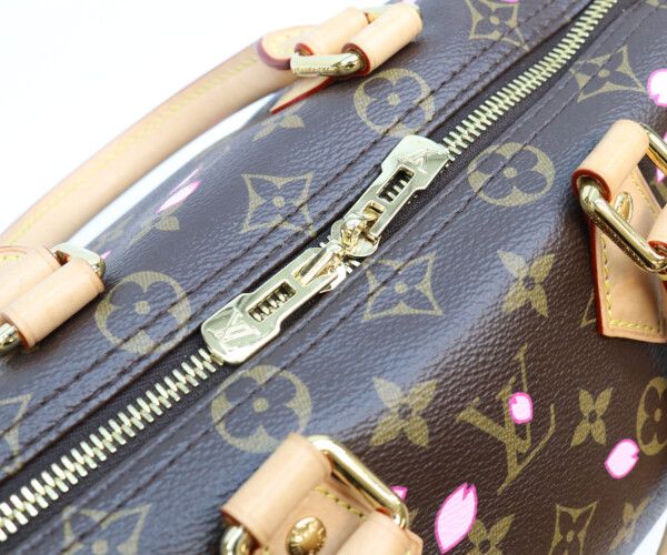Louis Vuitton TM Takashi Murakami Monogram Cherry Blossom Speedy Bandouliere 25 — view 6