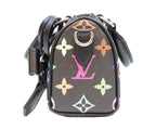 Louis Vuitton Takashi Murakami Multicolor Noir Nano Speedy Handbag — view 2