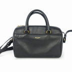 Saint Laurent Baby Duffle 2-Way Handbag Shoulder Mini Boston Black