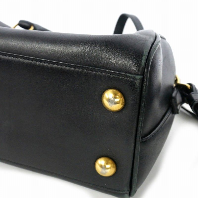 Saint Laurent Baby Duffle 2-Way Handbag Shoulder Mini Boston Black — view 6