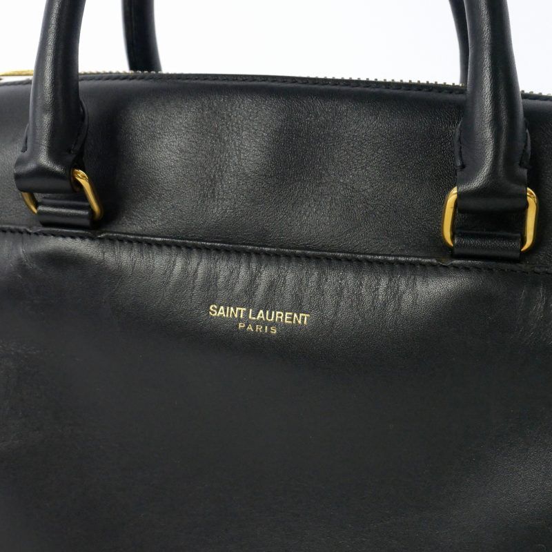 Saint Laurent Baby Duffle 2-Way Handbag Shoulder Mini Boston Black — view 4