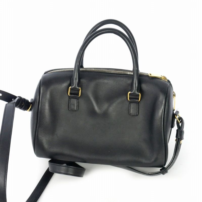 Saint Laurent Baby Duffle 2-Way Handbag Shoulder Mini Boston Black — view 3
