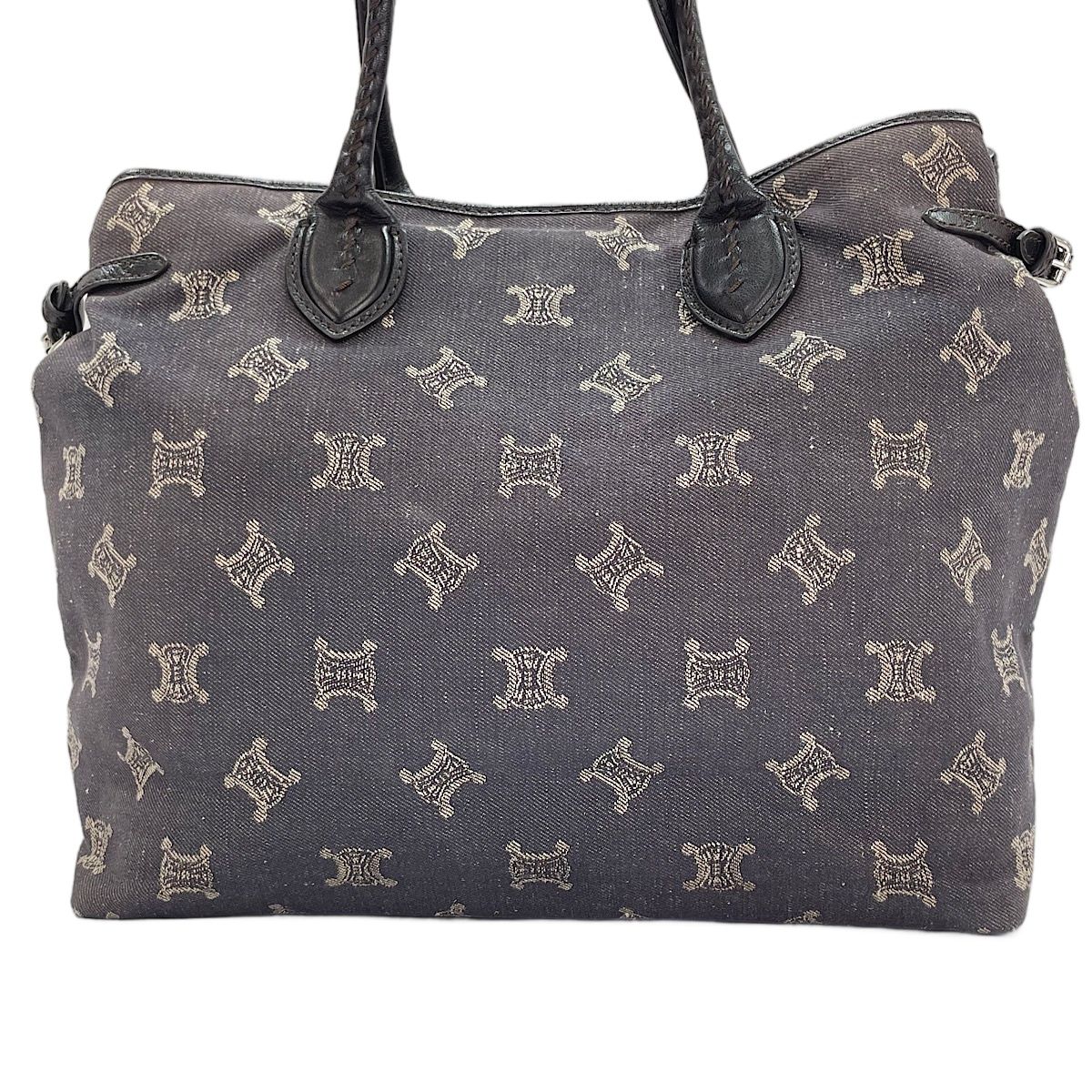 Celine Tote Macadam Navy — view 3