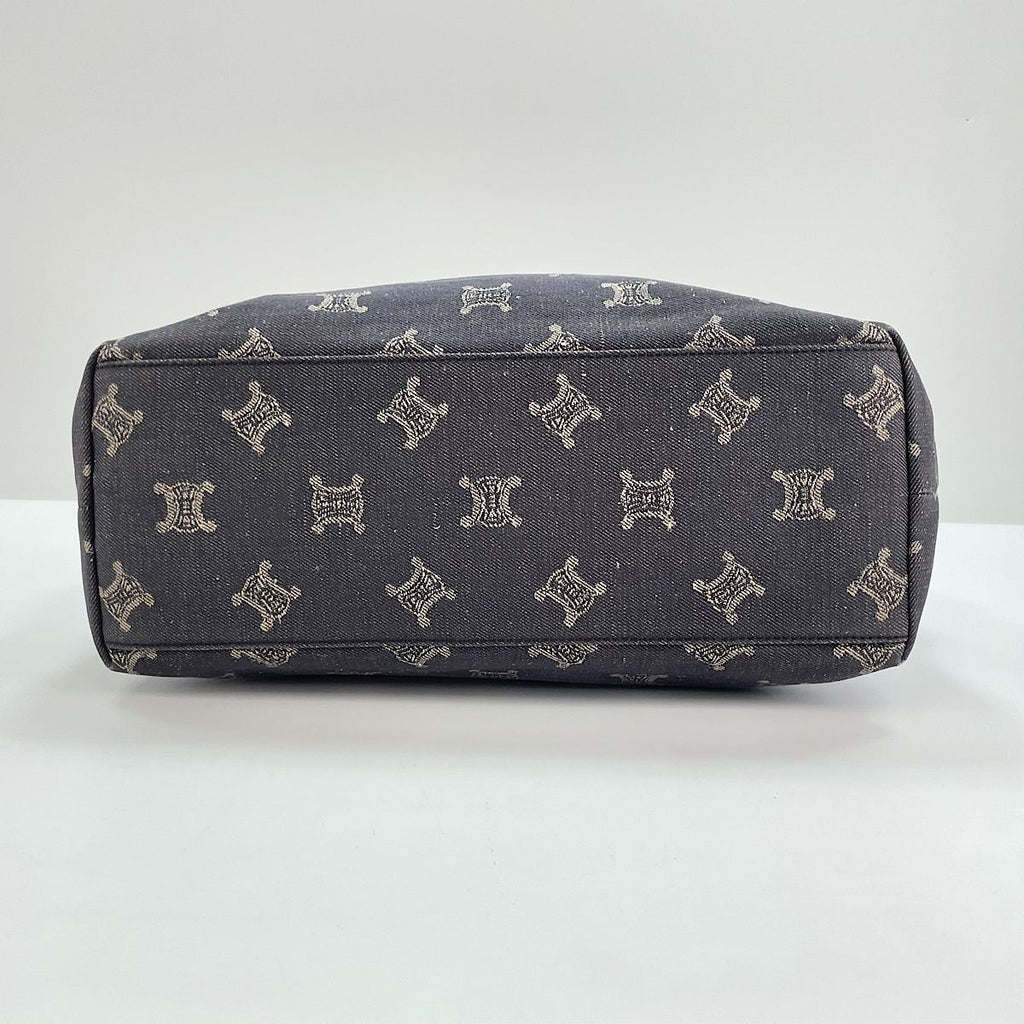Celine Tote Macadam Navy — view 6