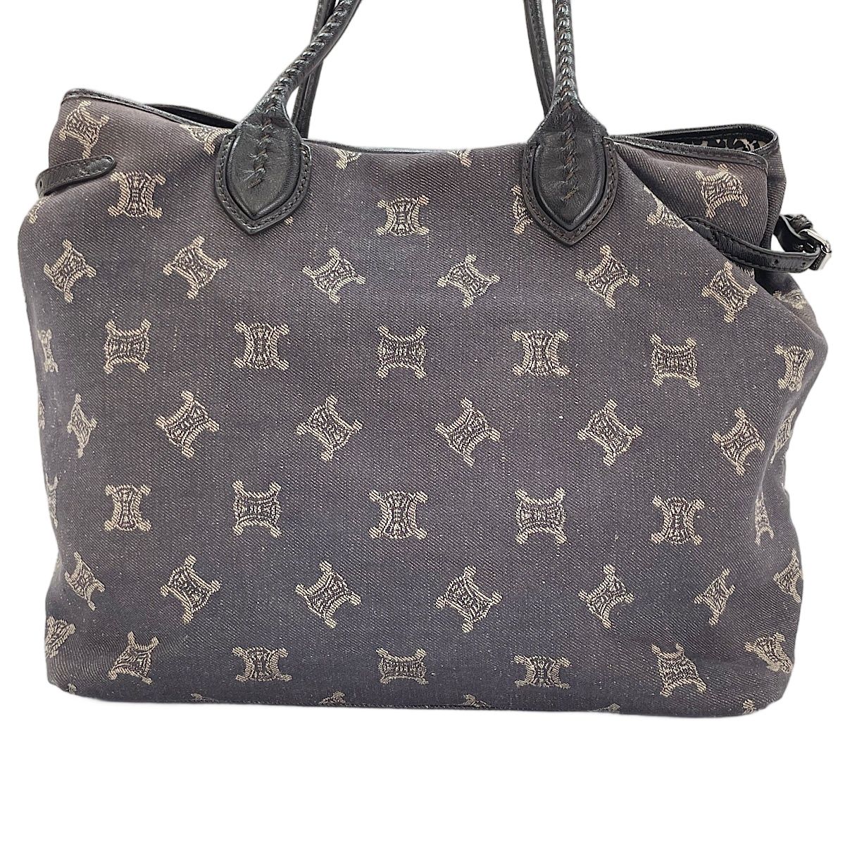 Celine Tote Macadam Navy — view 2